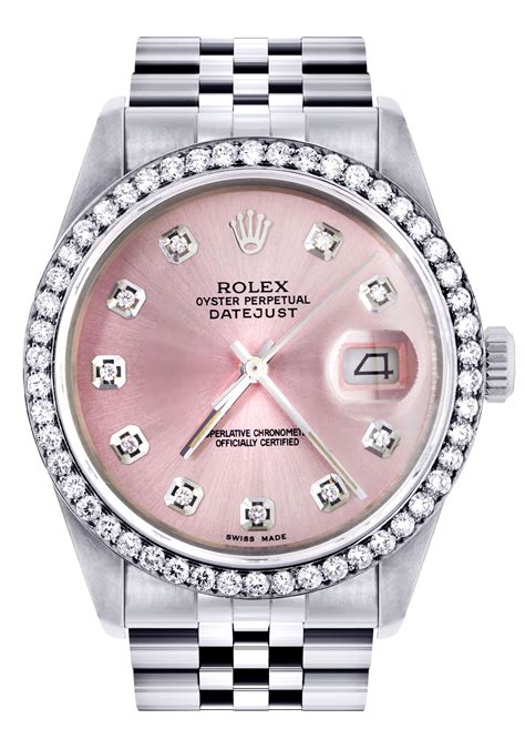 rolex watch women pink